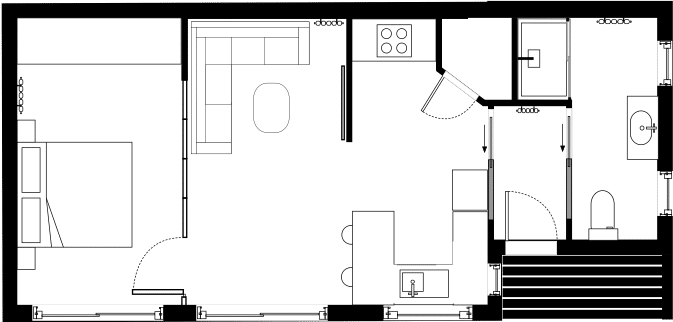 Langhus floor plan