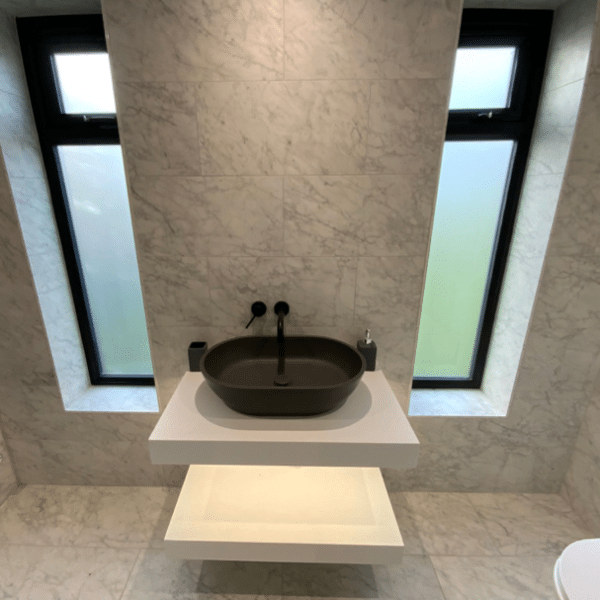 Langhus bathroom
