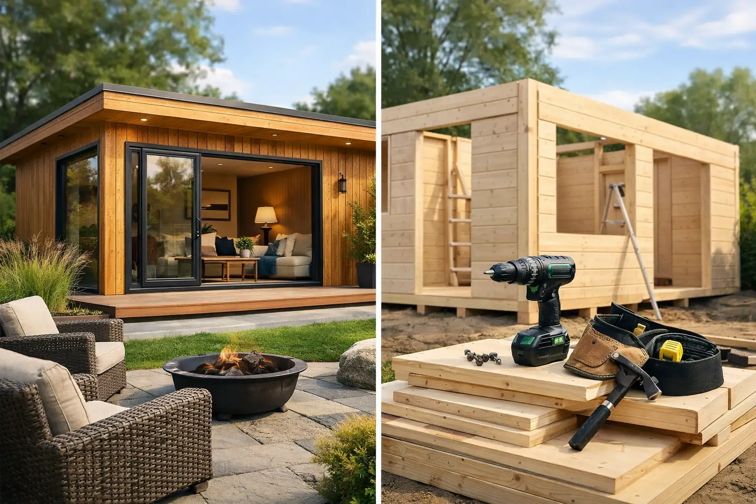 Bespoke Cabin vs Flat Pack: What Really Lasts?