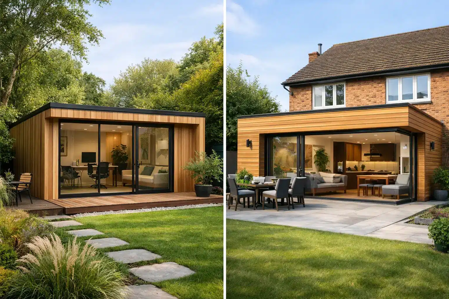 Garden Office vs House Extension Compared