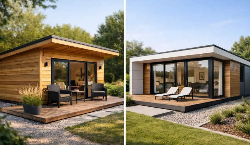 Timber Annexe Versus Modular Home Compared